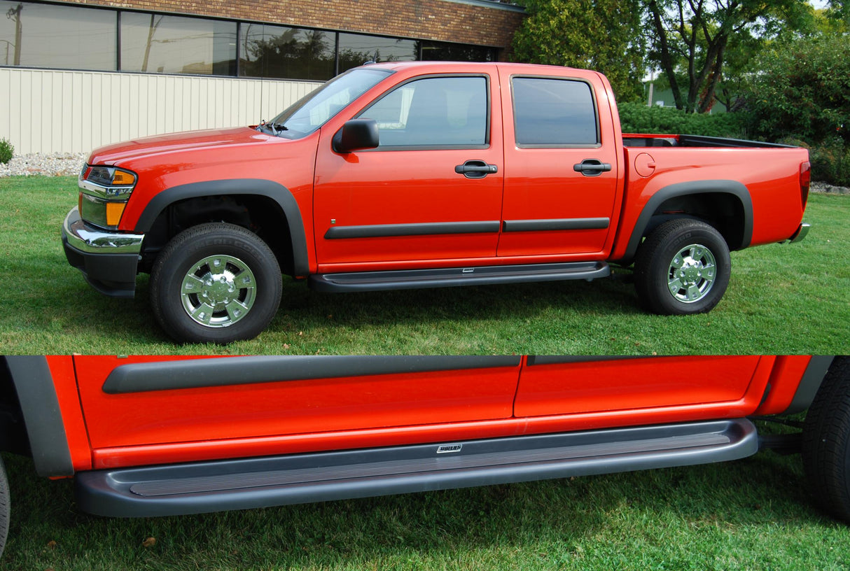 Running Board Mounting Bracket Kit For Transender Running Boards 04-12 Colorado/Canyon(No Xtreme Crew Cab Heavy Gauge Steel Silver Owens Products