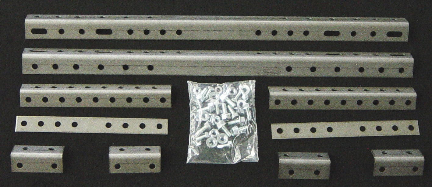 Running Board Mounting Bracket Kit For Transender Running Boards Universal Heavy Gauge Steel Silver 4 Pack Owens Products