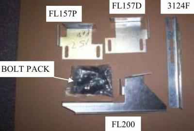 Running Board Mounting Bracket Kit For Transender Running Boards 07-17 Jeep Wrangler 2 Door-No Rubicon Heavy Gauge Steel Silver Owens Products Bracket Kit Owens Products