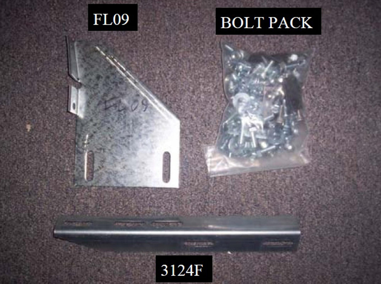 Running Board Mounting Bracket Kit For Transender Running Boards 94-01 Dodge Ram 1500 94-02 Ram 2500/3500 Quad Cab Heavy Gauge Steel Silver Owens Products