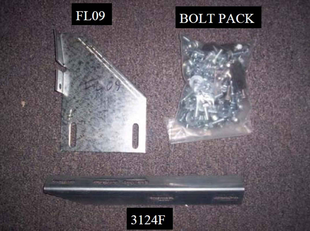 Running Board Mounting Bracket Kit For Transender Running Boards 94-01 Dodge Ram 1500 94-02 Ram 2500/3500 Quad Cab Heavy Gauge Steel Silver Owens Products Bracket Kit Owens Products