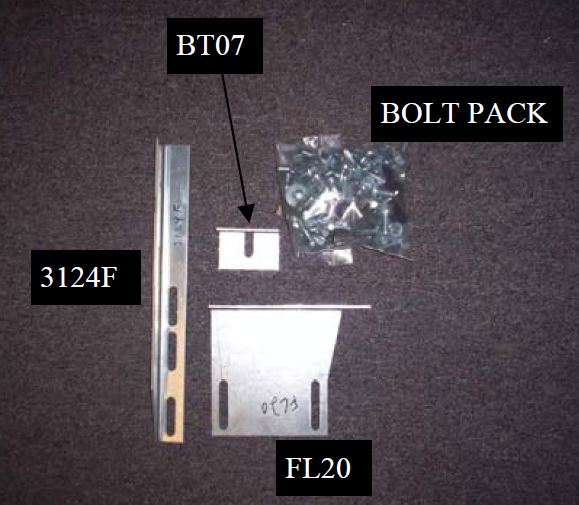 Running Board Mounting Bracket Kit For Transender Running Boards 87-96 Ford F-Series Standard Cab Heavy Gauge Steel Silver Owens Products