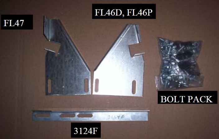 Running Board Mounting Bracket Kit For Transender Running Boards 01-03 Ford F150 Supercrew Cab Heavy Gauge Steel Silver Owens Products Bracket Kit Owens Products