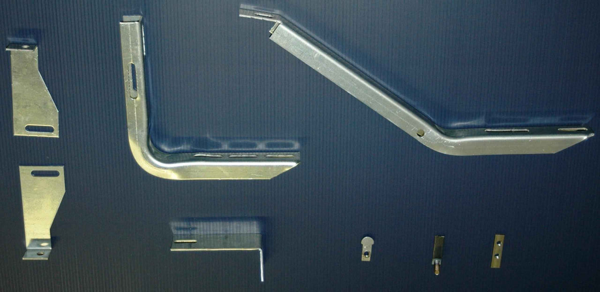 Running Board Mounting Bracket Kit For OCR74125H-01/OCR74125Hb-01 & OCR84125H-01 (Must Order Boards Separately) 14-18 Ram Promaster Heavy Gauge Steel Silver Owens Products Bracket Kit Owens Products