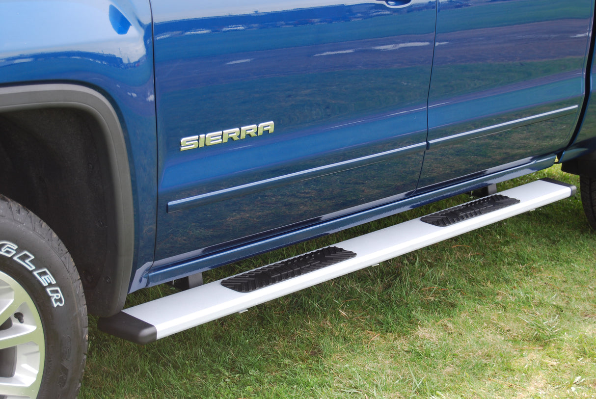 Owens Fusion Step / Running Board / Textured Nickel / Chevrolet/GMC / 2019-Current / Crew Cab / Cab Length Boards / OC5187N1392 / Owens Products Fusion Running Board Owens Products