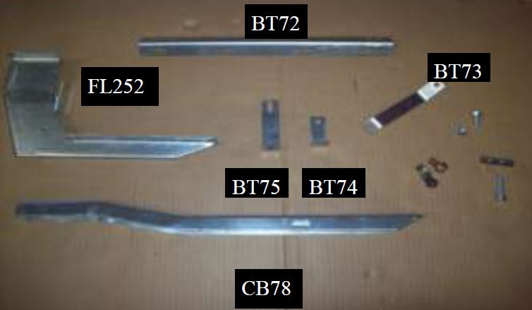 Running Board Mounting Bracket Kit For Transender Running Boards 13-17 Hyundai Santa Fe 7 Passenger Heavy Gauge Steel Silver Owens Products