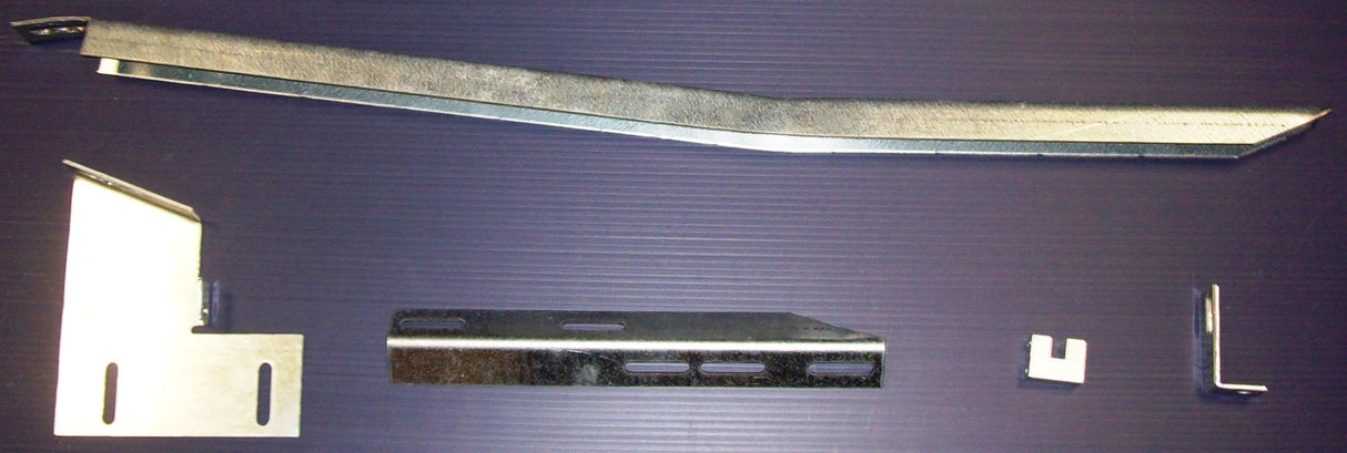 Running Board Mounting Bracket Kit For Transender Running Boards 11-18 Ford Explorer Heavy Gauge Steel Silver Owens Products