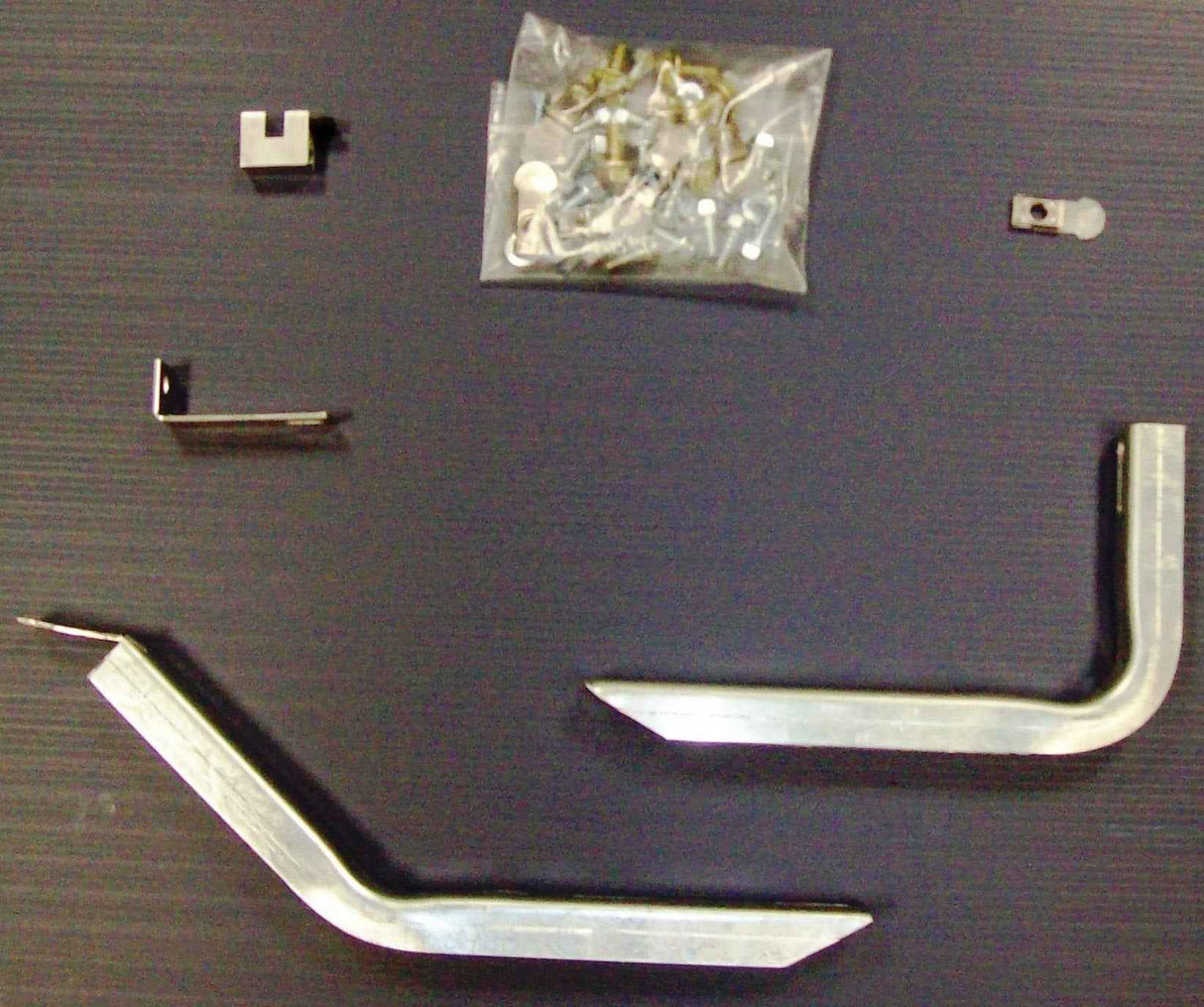 Running Board Mounting Bracket Kit For 67691-01 (Must Order Boards Separately) 13-18 Nissan Pathfinder Heavy Gauge Steel Silver Owens Products Bracket Kit Owens Products
