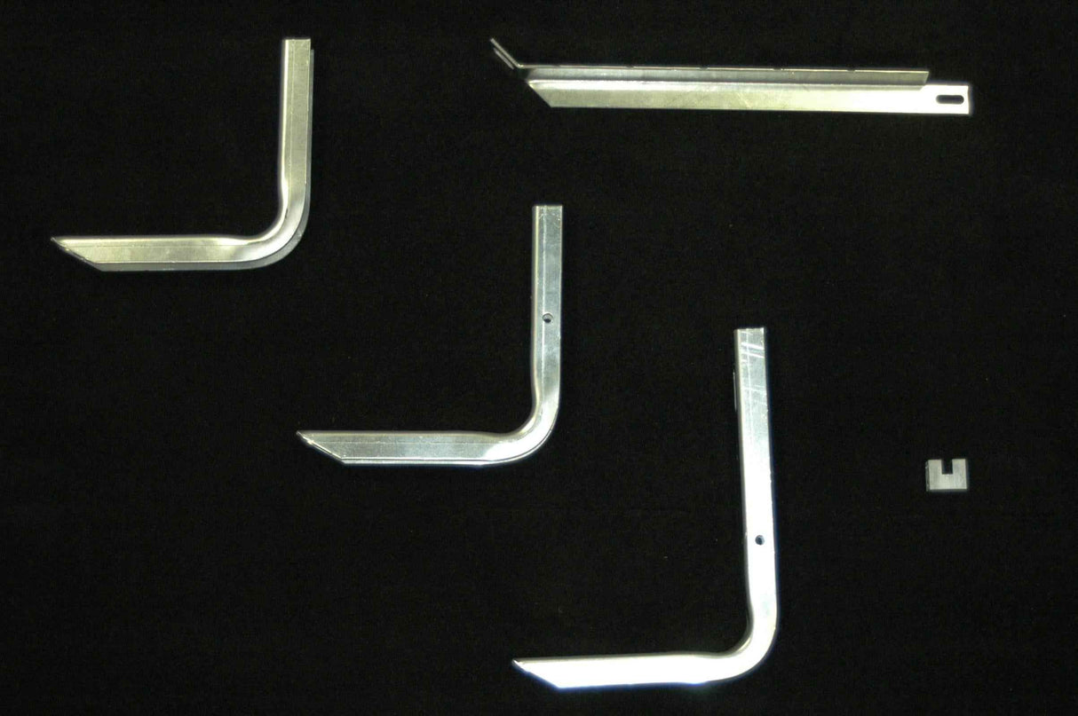 Running Board Mounting Bracket Classicpro Series 4 Inch Riser / Ocb Brackets 07-14 Dodge Sprinter 170 Inch Wheel Base 170 Inch Heavy Gauge Steel Silver Owens Products Bracket Kit Owens Products