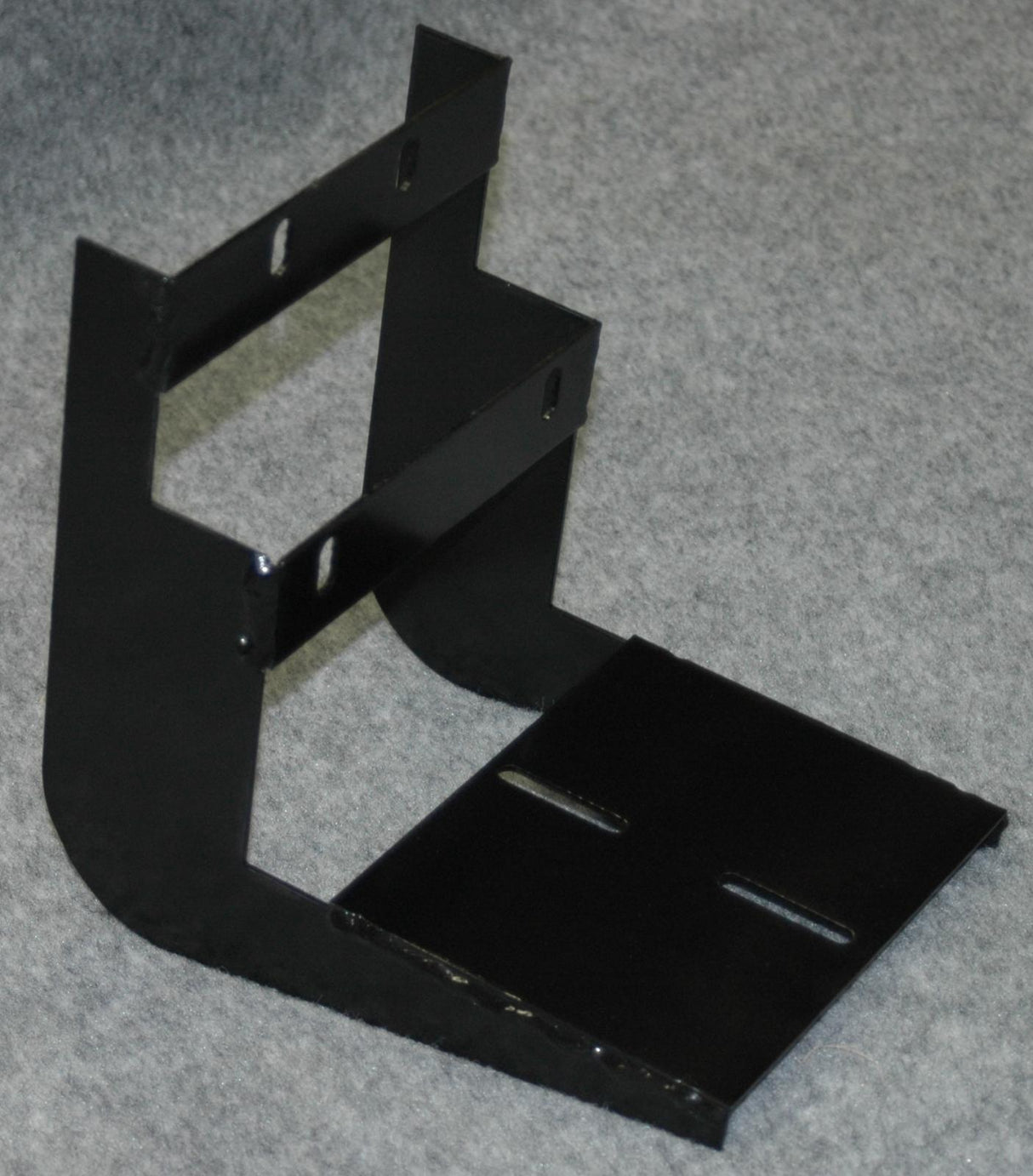 Running Board Mounting Bracket Classicpro Series 4 Inch Riser 15-18 Ford F150 Light Duty Super Cab Heavy Gauge Steel Black Owens Products