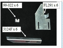 Running Board Mounting Bracket Kit 16-17 Nissan Titan Heavy Gauge Steel Silver Owens Products