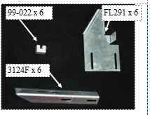 Running Board Mounting Bracket Kit 16-17 Nissan Titan Heavy Gauge Steel Silver Owens Products Bracket Kit Owens Products