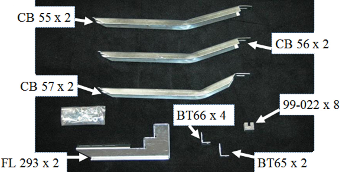 Running Board Mounting Bracket Kit For 67680-01 11-18 Honda Odyssey Heavy Gauge Steel Silver Owens Products