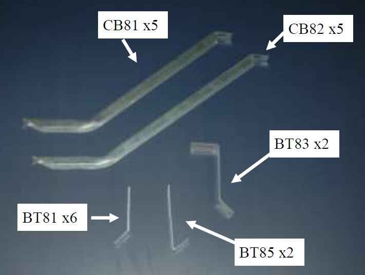 Running Board Mounting Bracket Owens Molded Factory 15-Current Ford Transit Van 148 Inch Heavy Gauge Steel Silver Owens Products Bracket Kit Owens Products