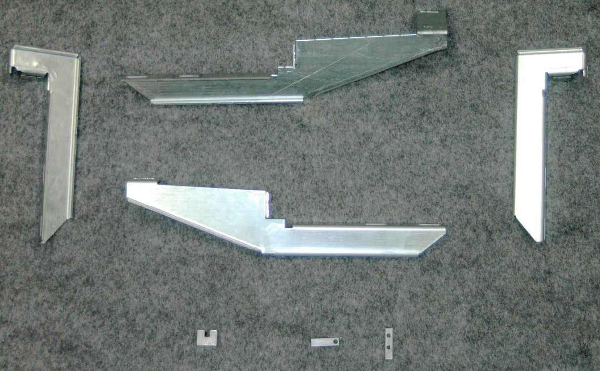 Running Board Mounting Bracket Kit For 67080-01 18 Honda Odyssey Except Touring And Touring Elite Heavy Gauge Steel Silver Owens Products Bracket Kit Owens Products