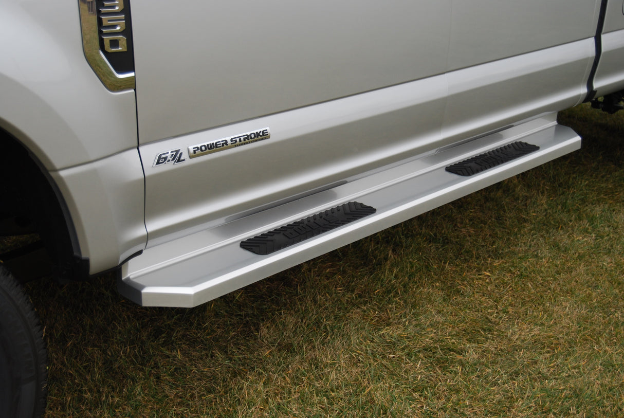Running Boards GlaStep Plus Custom Molded Fiberglass 15-Current F150/F250/F350 Light Duty/Super Duty Pickup Super Crew Cab Boards Only Owens Products Running Boards Owens Products