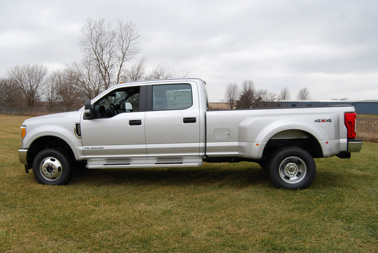 Running Boards GlaStep Plus Custom Molded Fiberglass 15-Current F150/F250/F350 Light Duty/Super Duty Pickup Super Crew Cab Boards Only Owens Products Running Boards Owens Products