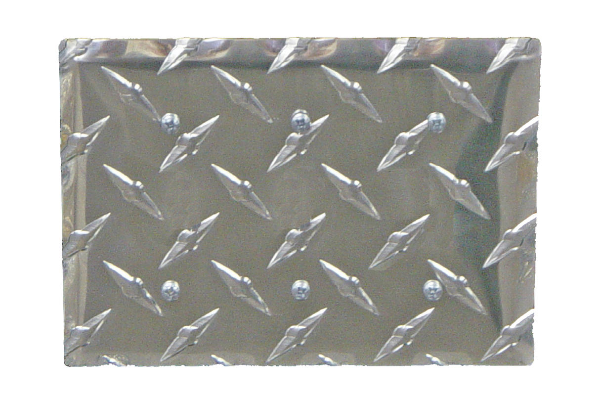 RaceMates / Triple Blank Cover / Diamond Tread Aluminum / 39175 / Owens Products RaceMate Owens Products