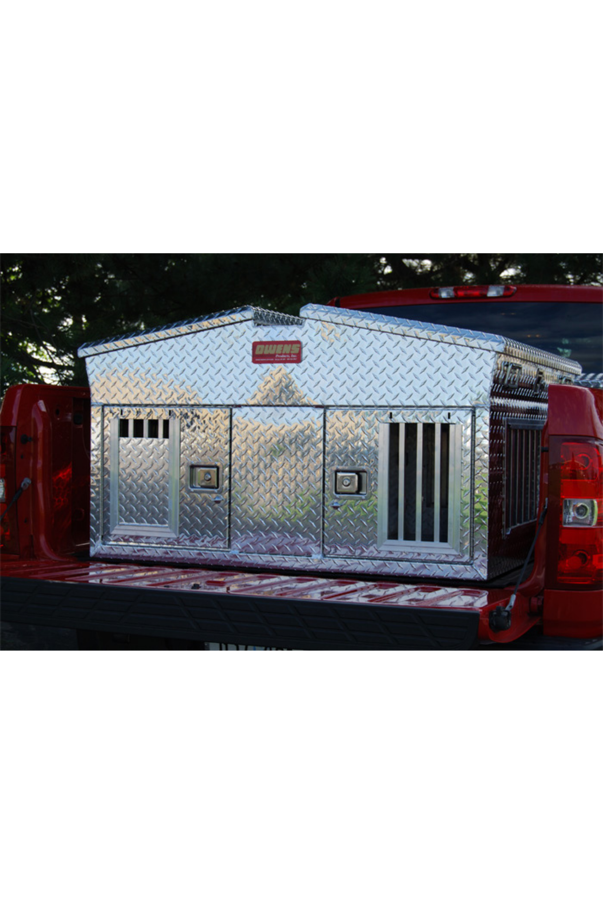 Dog Box 55014 Hunter Series Big T Double Compartment Dog Box with Dual Lid Top Storage