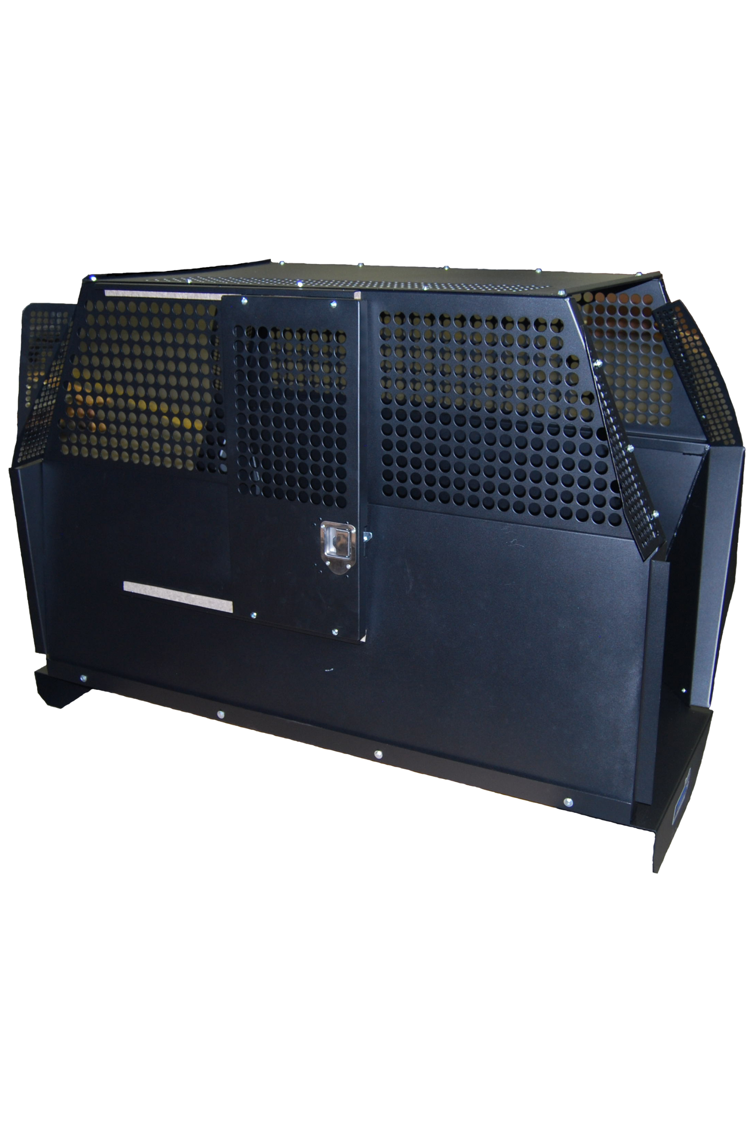 Dog Crate 55322 Professional K9 Series Chevrolet 2021-2025 Tahoe Vehicle Insert / Mill Finish Aluminum / Black / Owens Products