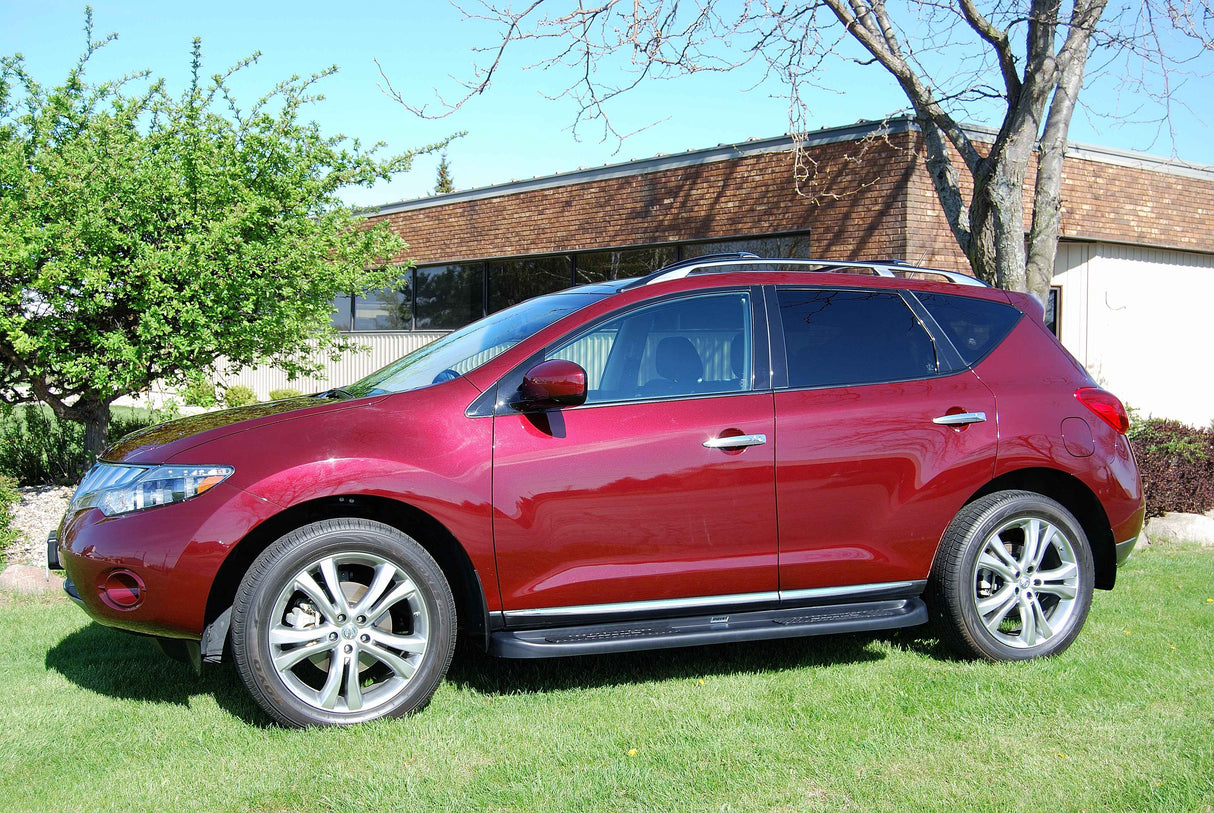 Owens Premier Grip Molded ABS Running Boards / Black / Nissan Murrano 4DR (Except Platinum) / 2009-2019 / Brackets Sold Separately / Owens Products / 67584-01 Premier Running Board Owens Products