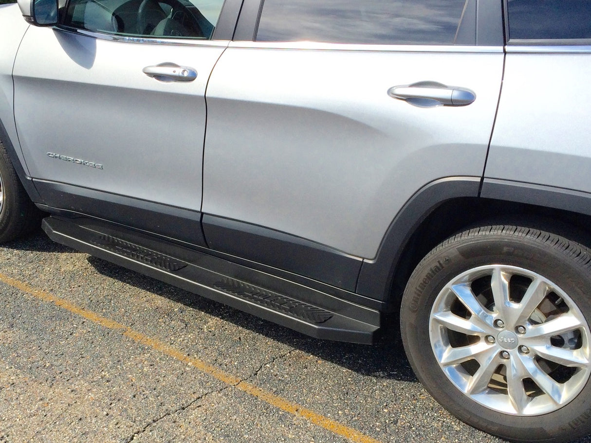 Running Boards Owens Premier Series Custom Molded TPO 14-23 Jeep Cherokee - Fits Limited & Latitude only - Boards Only TPO 67692-01 Owens Products Running Boards Owens Products