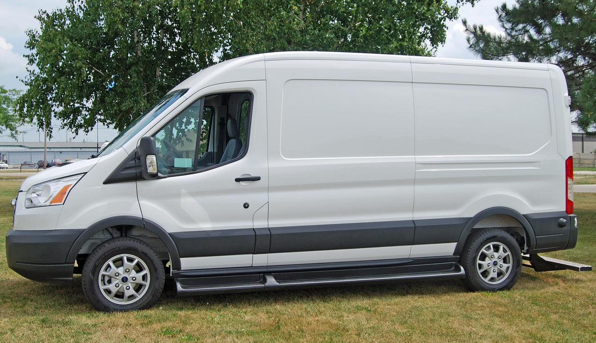 Running Boards Owens TPO Molded Factory 15-18 Ford Transit Van 150/250 Full Length 148 Inch TPO Owens Products
