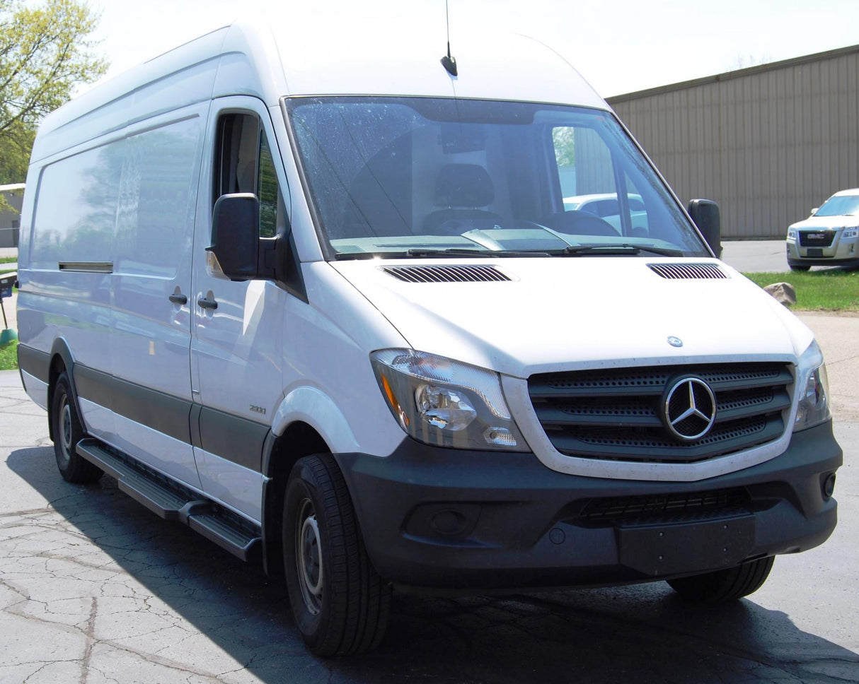 Running Boards Owens TPO Molded Factory 14-25 Dodge Sprinter Van Wide Step W/O Factory Rear A/C 170 Inch TPO Owens Products