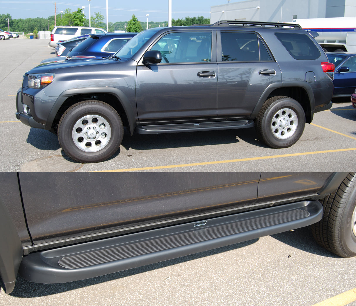 64" TranSender ABS Molded Boards / Running Boards / Black / Universal Fit / Owens Products / 6964-01