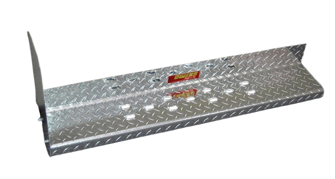 Running Boards Owens Commercial Diamond W/O Stone Guard With Star Burst Grip 07-18 Mercedes Sprinter Van 15-17 Nissan Titan W/6.5 Inch Bed Full Length 4 Inch Riser Crew Cab 144 Inch Aluminum Owens Products