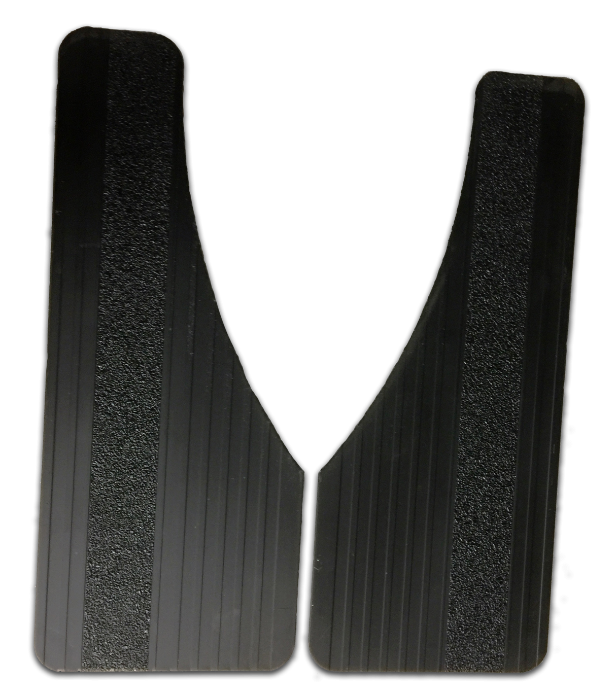 Mud Flaps Classic Series Running Board Mud Flaps Radius Cut Aluminum Extruded Black Mud Flaps Owens Products Mud Flaps Owens Products