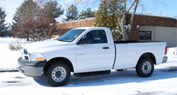 Owens Premier Series Custom Molded ABS Running Boards / Black / RAM / 2009-2016 / Crew Cab with Flares / Owens Products / 67073