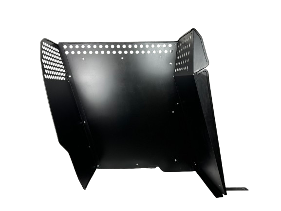 Dog Crate 55325 Professional K9 Series Chevrolet 2021-Current Tahoe 2/3-1/3 K9/Prisoner Vehicle Insert / Mill Finish Aluminum / Black / Owens Products Professional K9 Series Owens Products