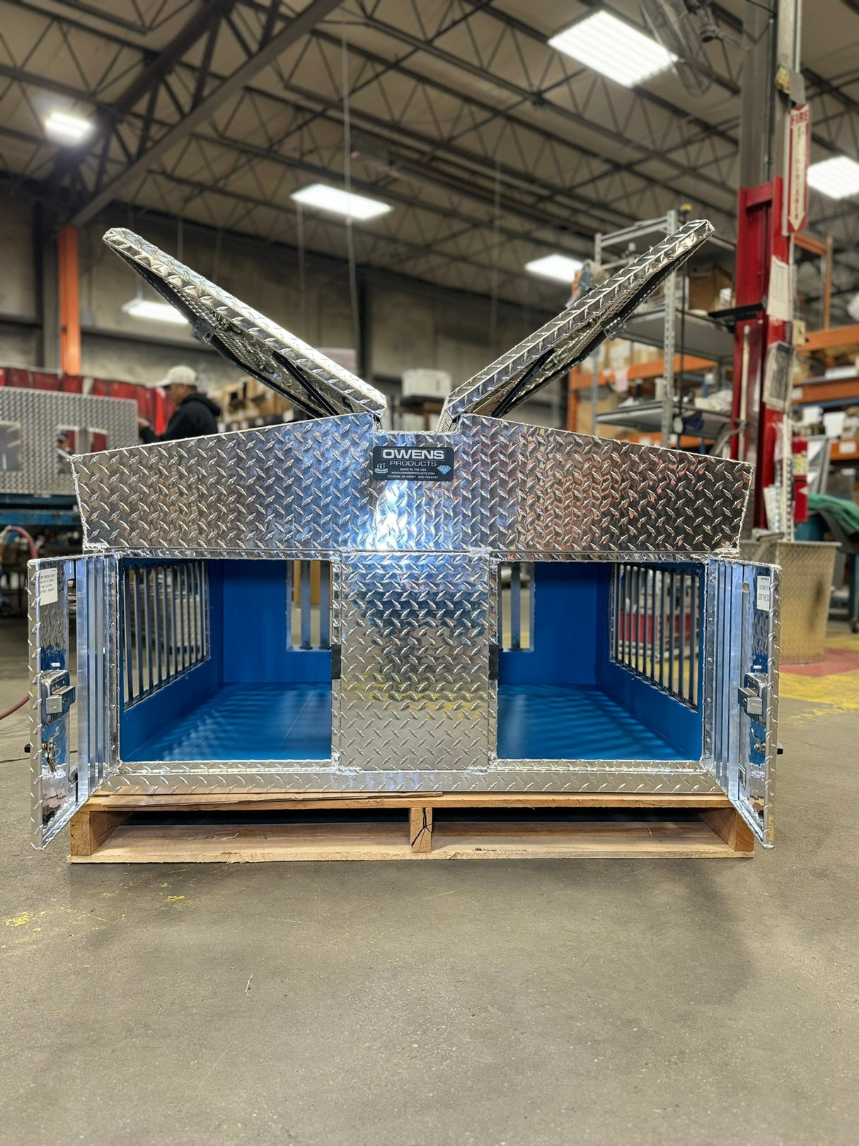 Dog Box 55014 Hunter Series Big T Double Compartment Dog Box with Dual Lid Top Storage