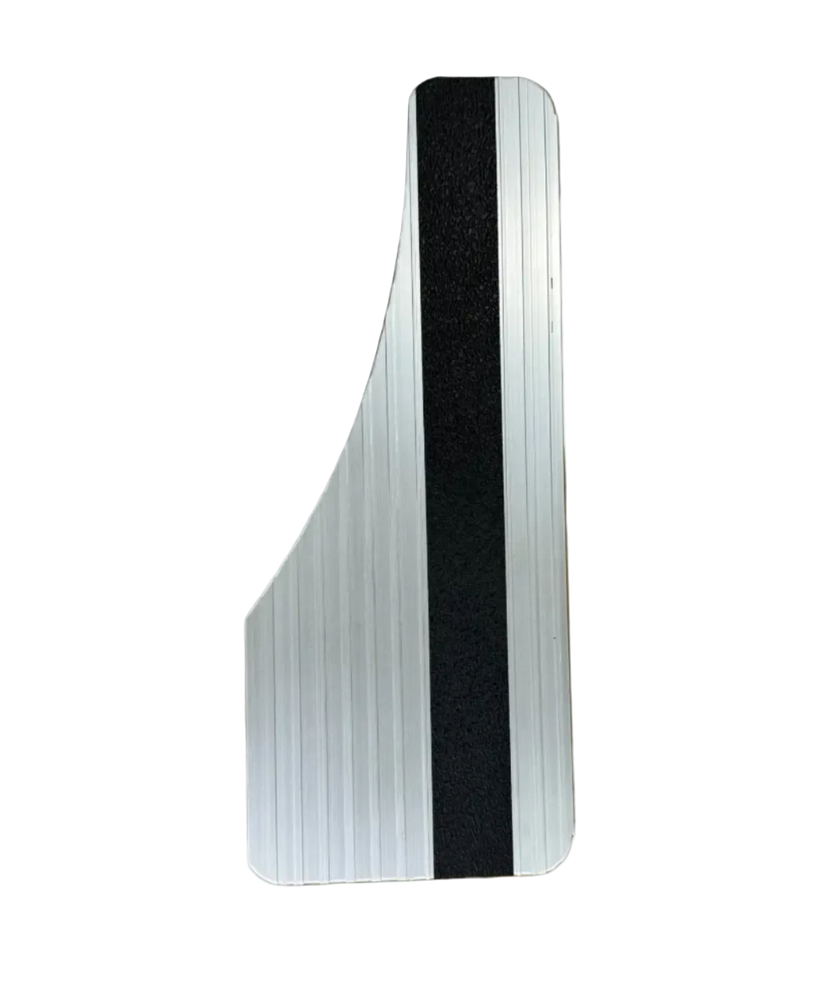 Mud Flaps Owens Classic Aluminum Mudflaps / Moon Cut / Extruded Aluminum / Universal Fit / 6.5 x 16 / Nickel / Owens Products Running Board Owens Products