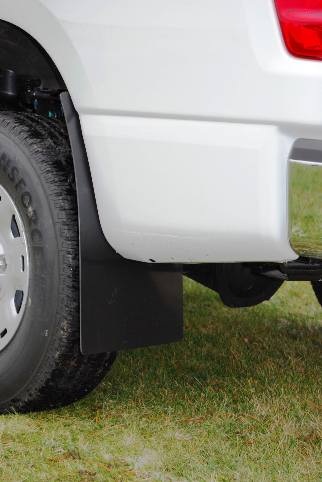 Mud Flaps Classic Single Wheel TPO Mudflaps Nissan Titan Xd TPO Black Owens Products
