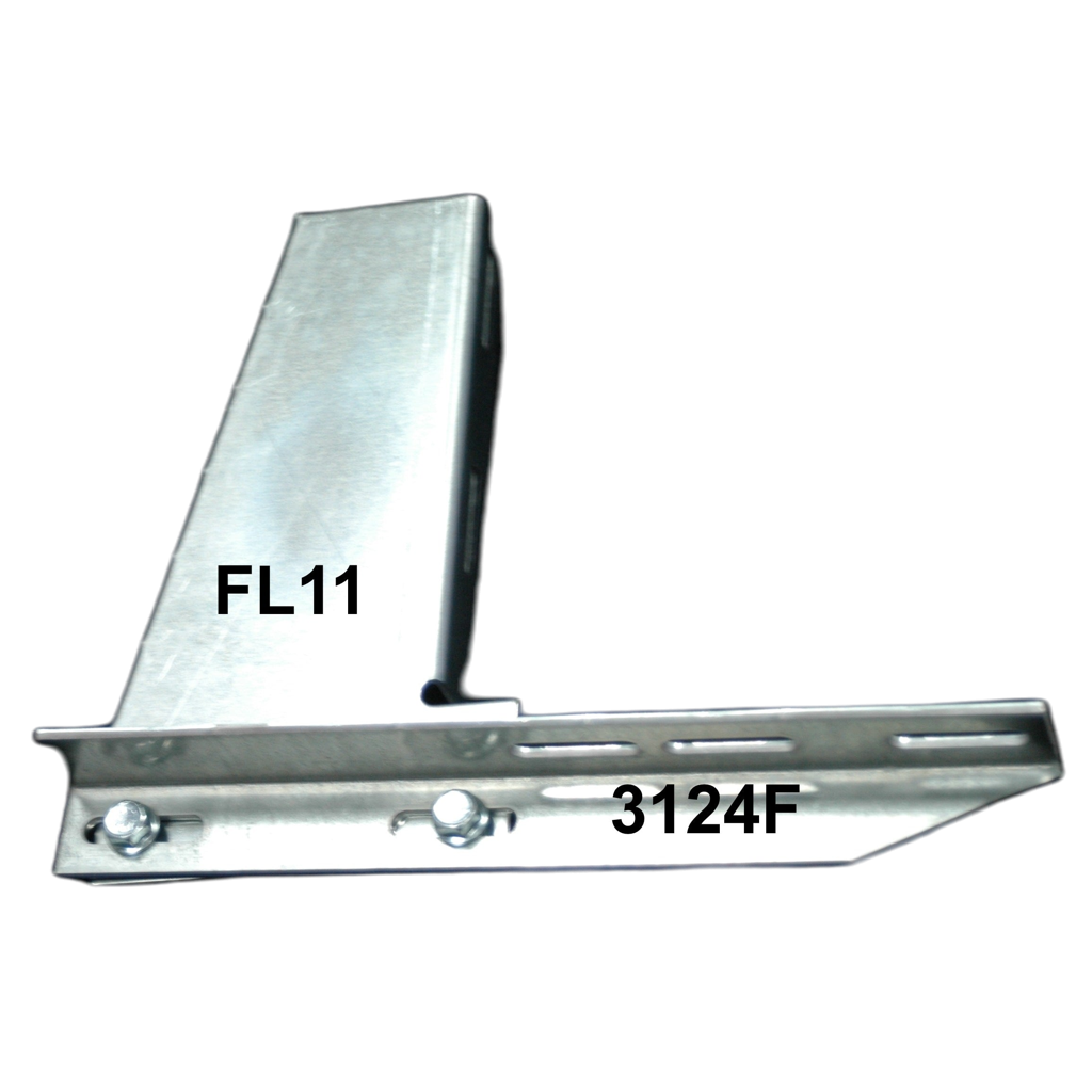 Running Board Mounting Bracket Kit For Transender Running Boards 99-16 Ford F250/F350/F450/F550 Standard Cab Heavy Gauge Steel Silver Owens Products Running Board Owens Products