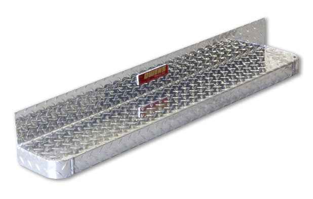 Running Boards Owens Commercial Diamond W/O Stone Guard 17-18 Ford F250/F350/F450/F550 W/Or W/O Flares 4 Inch Riser Standard Cab Aluminum Owens Products Running Board Owens Products