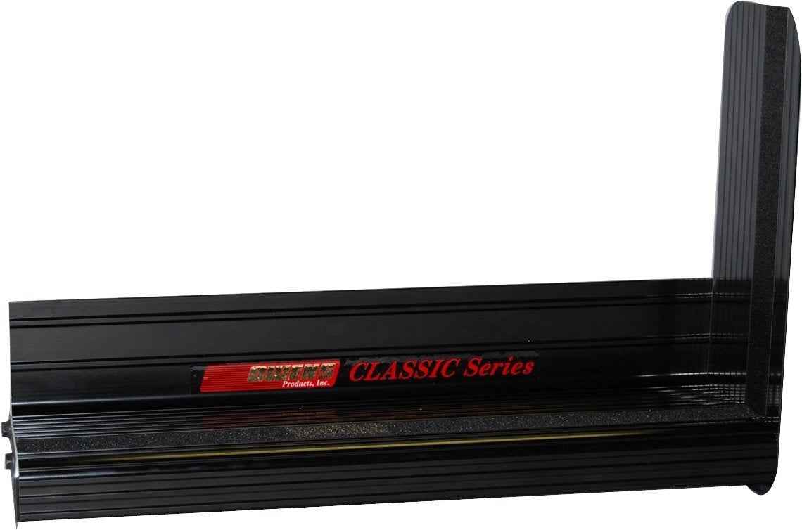 Running Boards Classic Series Extruded 4 Inch Black 13-18 Ram 1500 W/O Flares Aluminum Black Owens Products Running Boards Owens Products