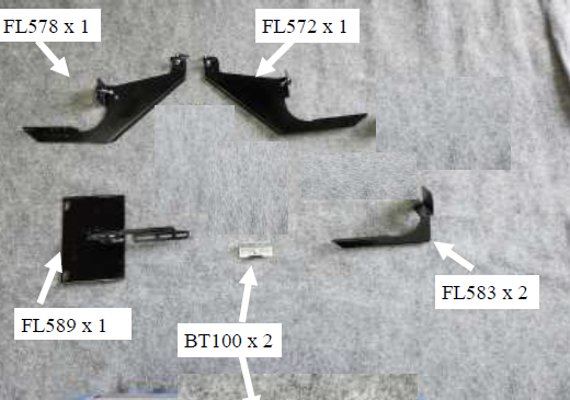 Bracket Kit For 68021-01 / 10-1458 / Owens Products Bracket Kit Owens Products