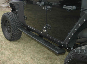 Venum Owens Fusion Step Running Boards / Textured Nickel Powder Coat / Jeep JKU 4-Door (No Rubicon) / 2007-2018 / Owens Products / OC5164N-01 Venum Owens Products