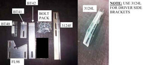 Running Board Mounting Bracket Kit For Transender Running Boards 97-17 Chevrolet/GMC Full Size Heavy Gauge Steel Owens Products Bracket Kit Owens Products