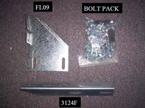 Running Board Mounting Bracket Kit For Transender Running Boards 94-01 Dodge Ram 1500 94-02 Ram 2500/3500 Quad Cab Heavy Gauge Steel Silver Owens Products Bracket Kit Owens Products