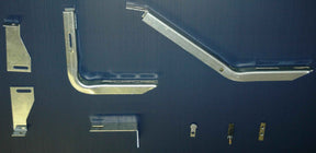 Running Board Mounting Bracket Kit For OCR72408-01/OCR72408B-01 & OCR82408-01 (Must Order Boards Separately) 14-18 Ram Promaster Heavy Gauge Steel Silver Owens Products Bracket Kit Owens Products