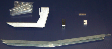 Running Board Mounting Bracket Kit For 67692-01 14-23 Jeep Cherokee - Fits Limited & Latitude Boards Heavy Gauge Steel Silver 10-1261 Owens Products Bracket Kit Owens Products