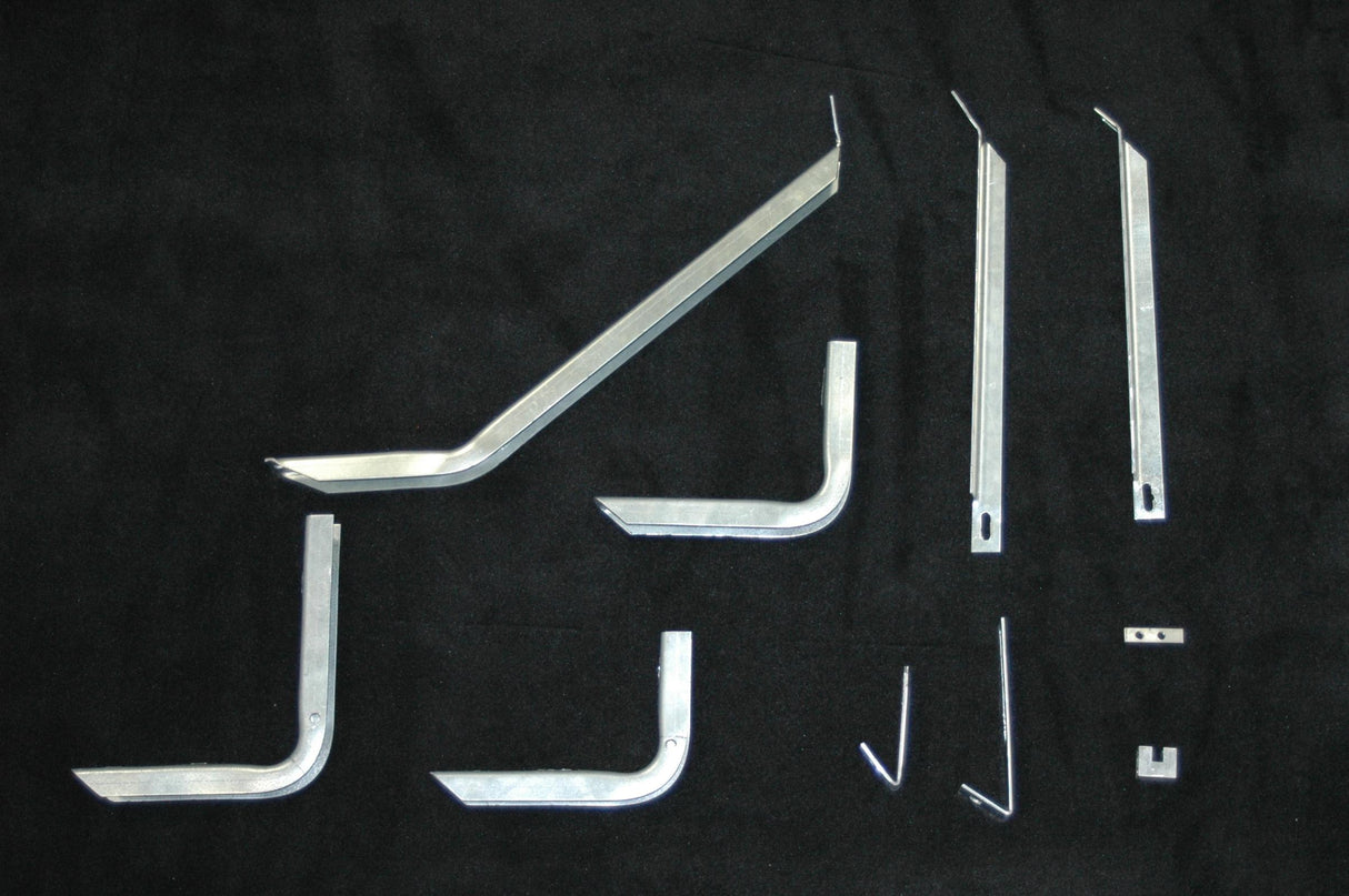 Running Board Mounting Bracket Classicpro Series 4 Inch Riser / Ocb Brackets 07-09 Dodge Sprinter 144 Inch Wheel Base 144 Inch Heavy Gauge Steel Silver Supersedes Pn [10-1026] Owens Products