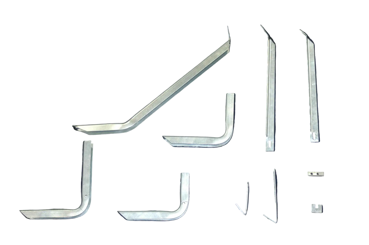 Running Board Mounting Bracket Classicpro Series 4 Inch Riser / Ocb Brackets 07-14 Dodge Sprinter 144 Inch Wheel Base 144 Inch Heavy Gauge Steel Silver Supersedes Pn [10-1026] Owens Products Bracket Kit Owens Products
