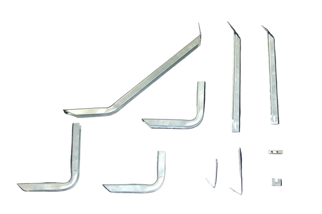 Running Board Mounting Bracket Classicpro Series 4 Inch Riser / Ocb Brackets 07-14 Dodge Sprinter 144 Inch Wheel Base 144 Inch Heavy Gauge Steel Silver Supersedes Pn [10-1026] Owens Products Bracket Kit Owens Products