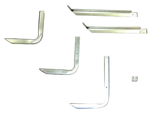 Running Board Mounting Bracket Classicpro Series 4 Inch Riser / Ocb Brackets 07-14 Dodge Sprinter 144 Inch Wheel Base 144 Inch Heavy Gauge Steel Silver Supersedes Pn[10-1036] Owens Products Bracket Kit Owens Products