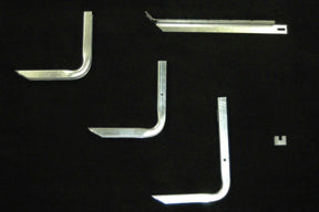 Running Board Mounting Bracket Classicpro Series 4 Inch Riser / Ocb Brackets 07-14 Dodge Sprinter 170 Inch Wheel Base 170 Inch Heavy Gauge Steel Silver Owens Products Bracket Kit Owens Products